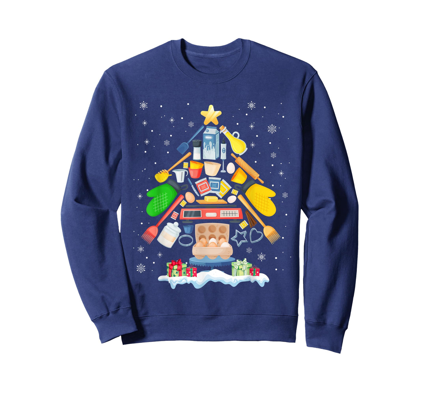 Baking Christmas Tree Pajama Merry Christmas Baker Xmas T-Shirt