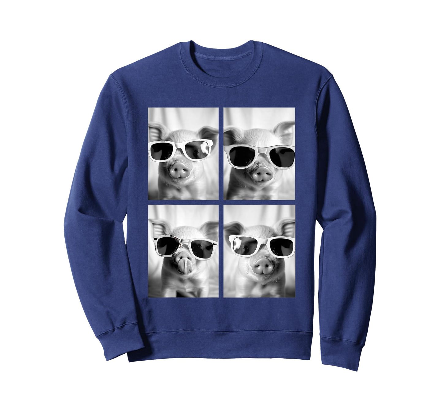 Baby Pigs with Sunglasses Cute Piglets Animals Photo Booth T-Shirt