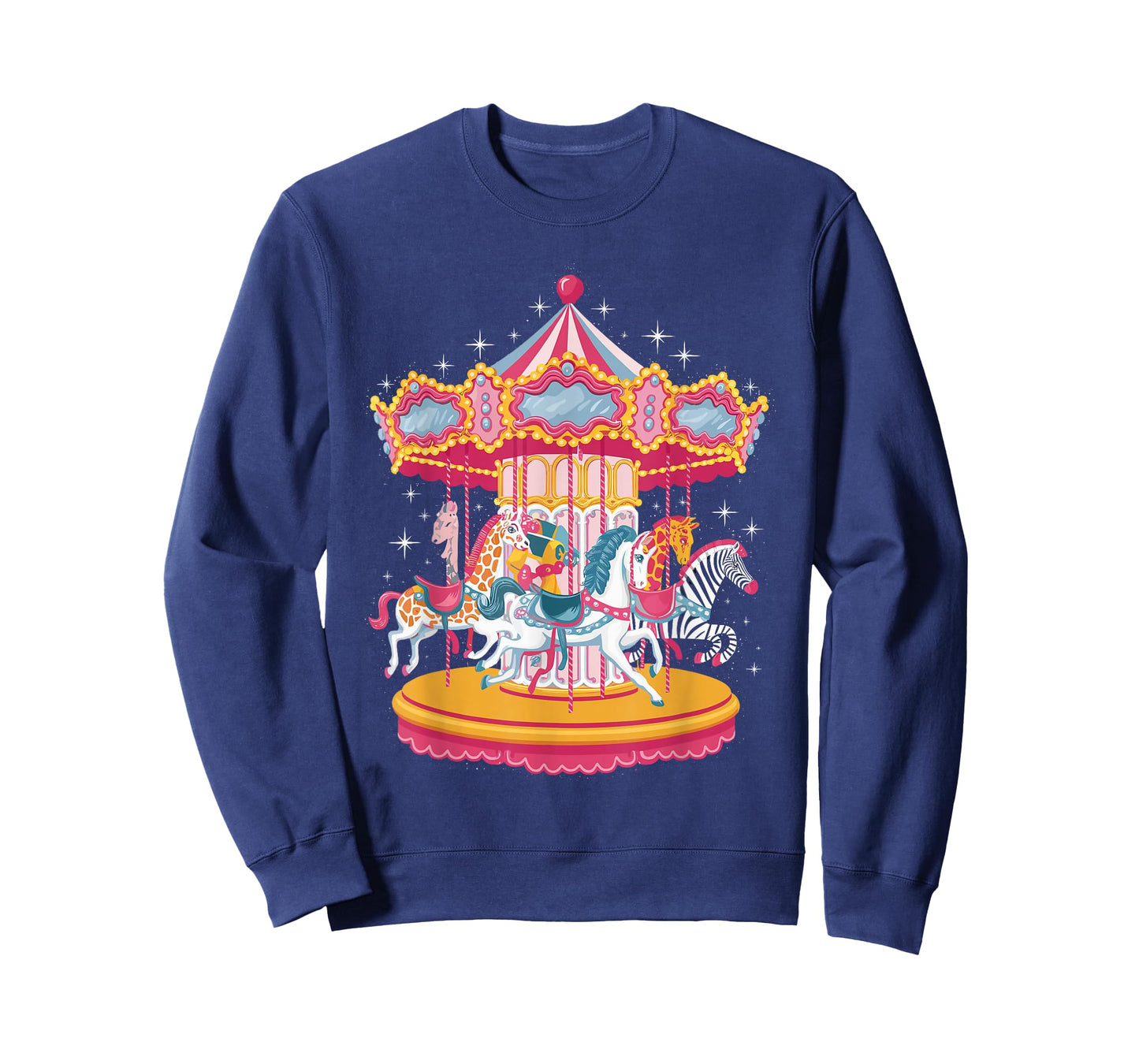 Horse Riding Carousel Rider Country Fair Carnival Fair T-Shirt