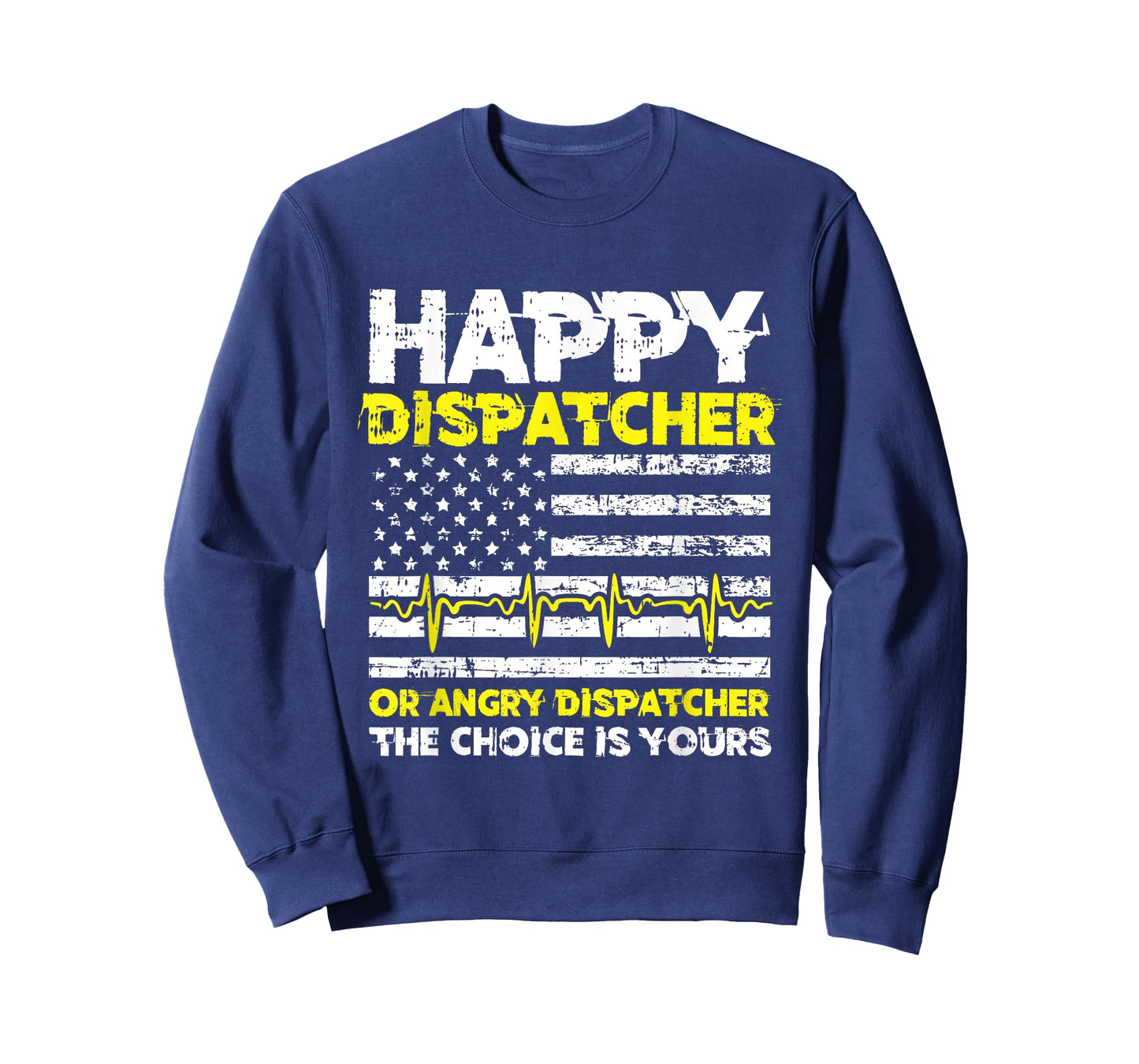 American Flag 911 Operator Dispatch-er Police Fire EMS Gift T-Shirt