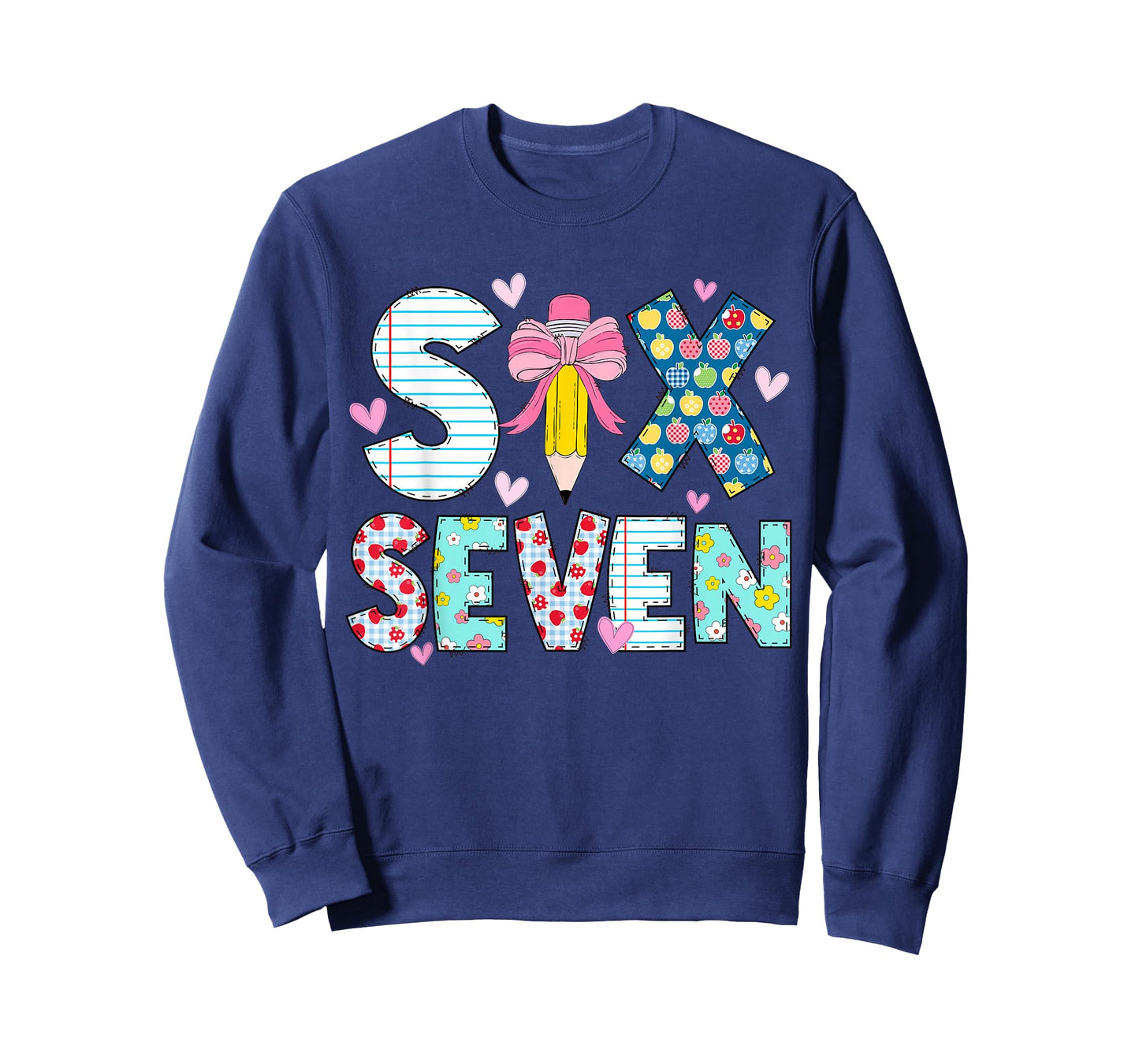 Six Seven Meme 67 Teacher Women Students Kids 6-7 Funny 6 7 T-Shirt