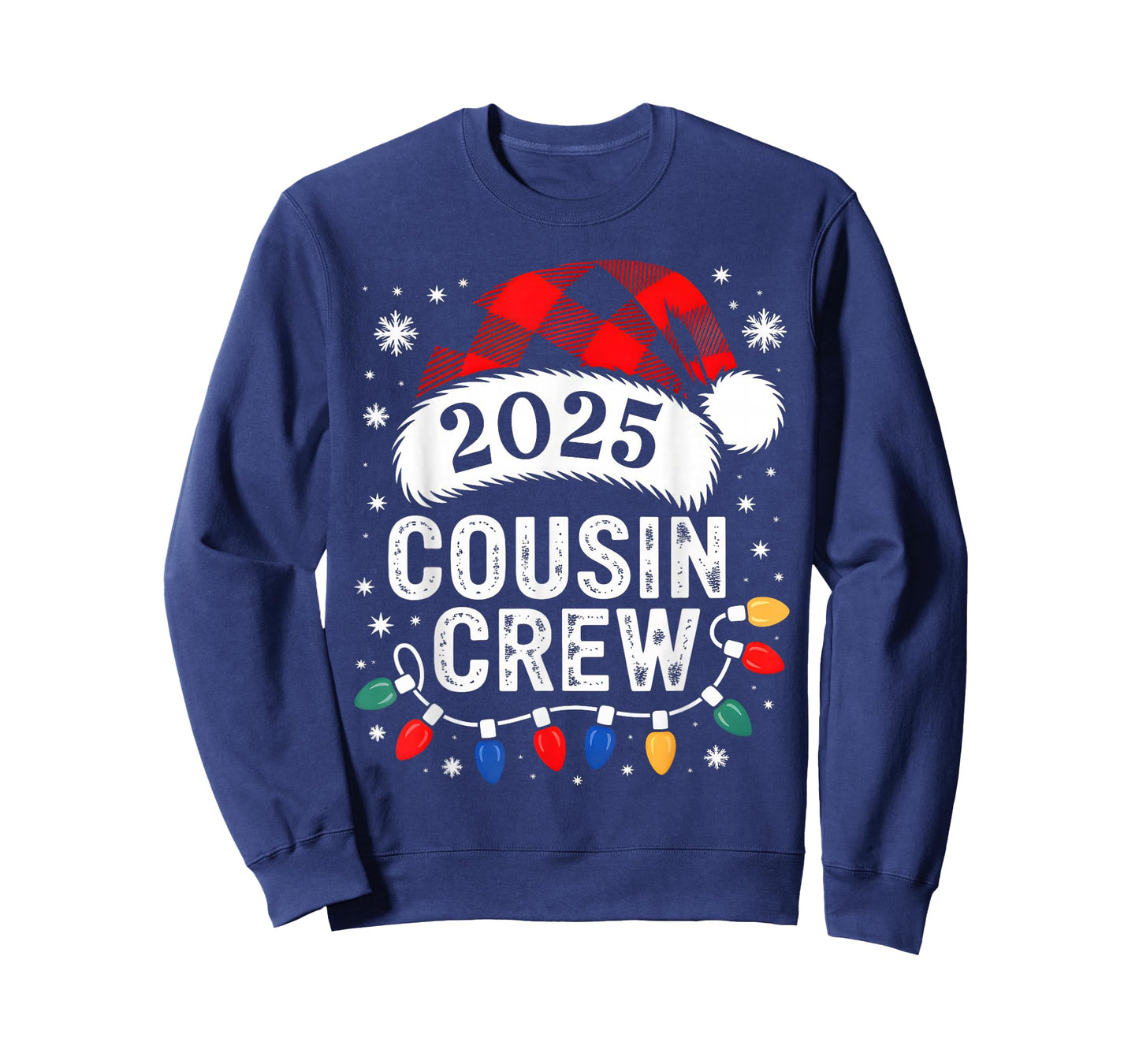 Christmas Cousin Crew 2025 Matching Xmas Family Pajama Pjs T-Shirt