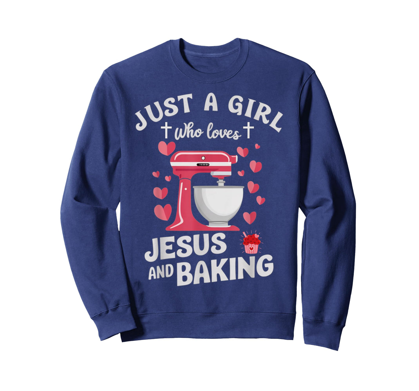 Christian Baking Just A Girl Who Loves Jesus And Baking T-Shirt