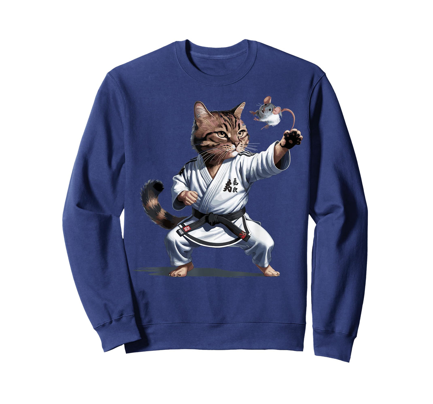Martial Arts Cat Karate Black Belt Funny Fighter T-Shirt