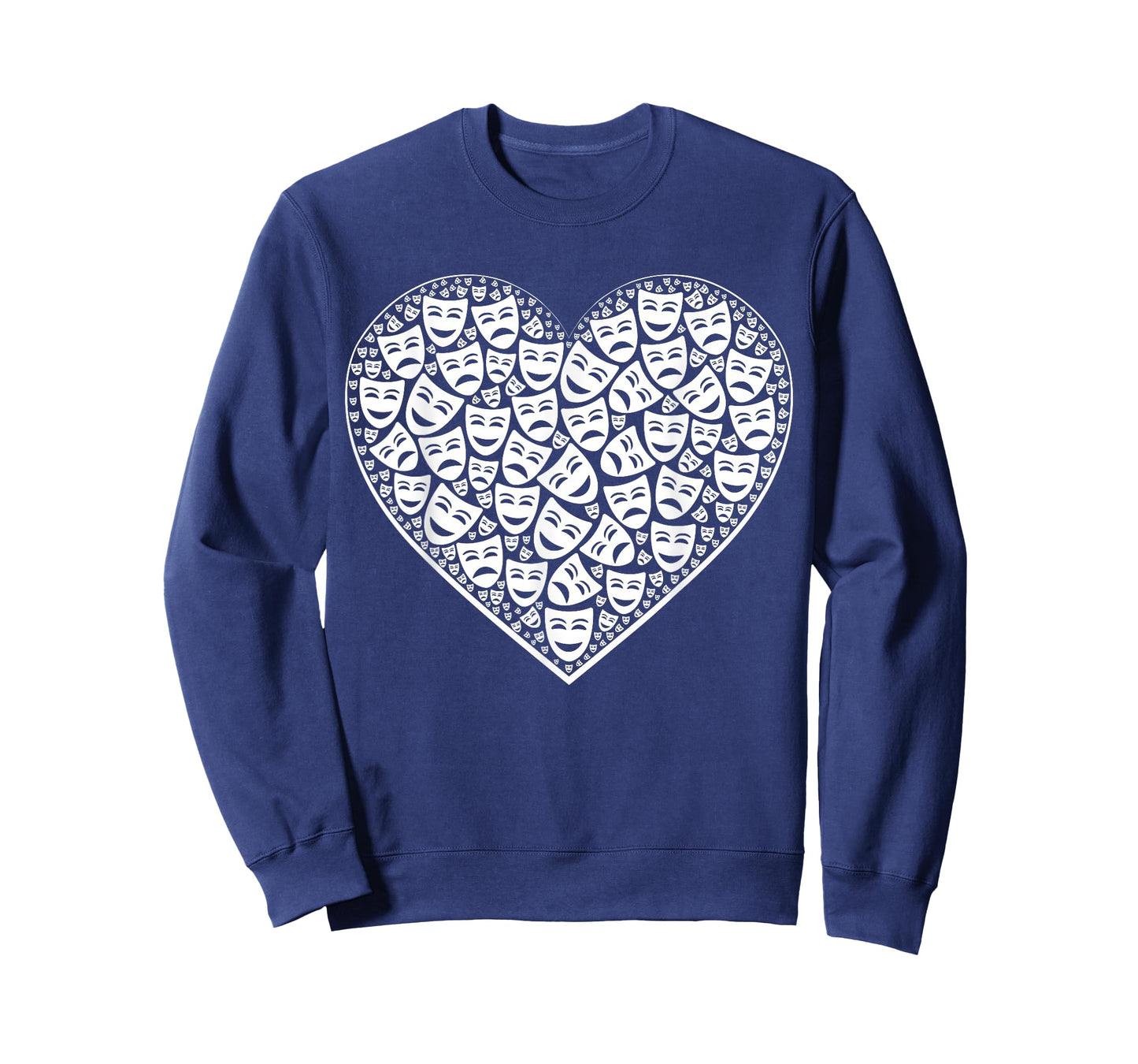 Drama Theatre Nerd Mask Lover Heart Theater Actress Gifts T-Shirt
