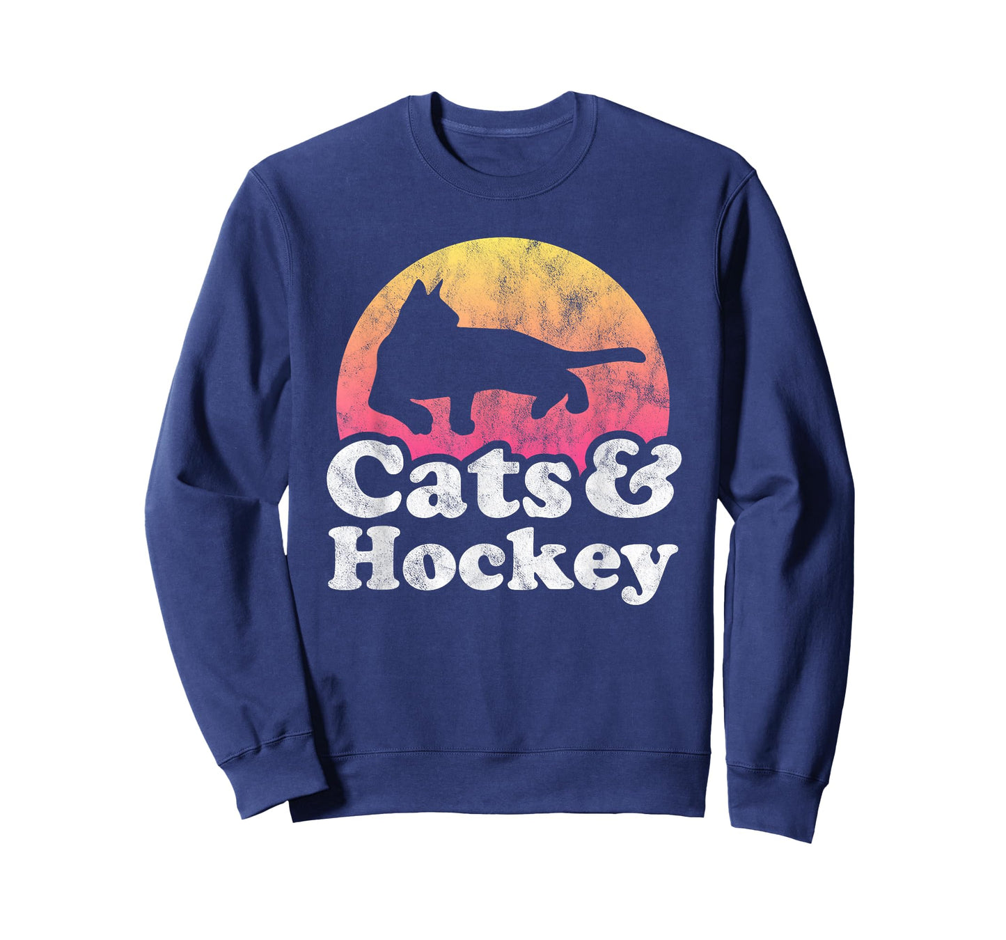 Cats and Hockey Men's or Women's Cat and Hockey T-Shirt