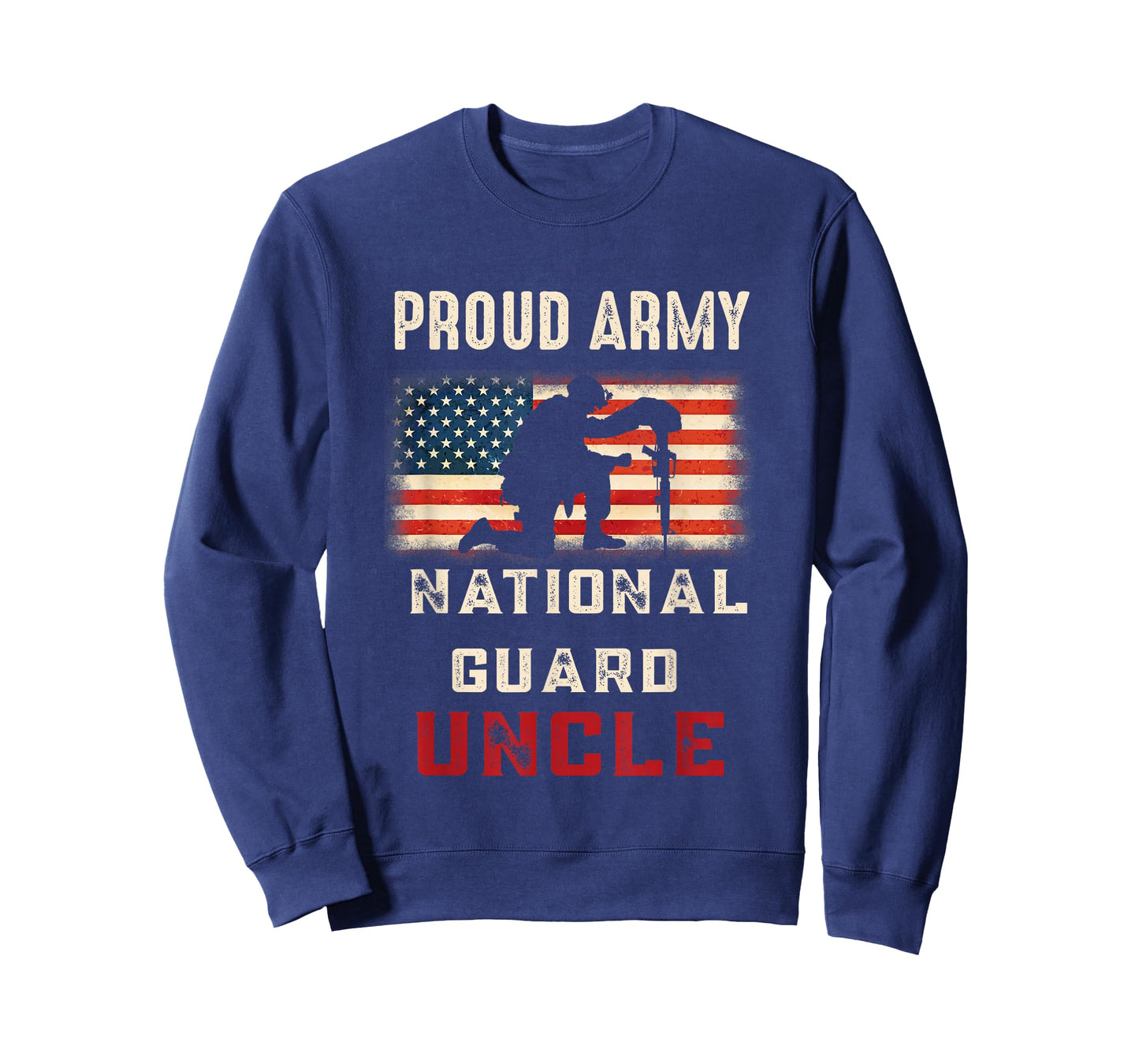 Military National Guard USA Proud Army National Guard Uncle T-Shirt