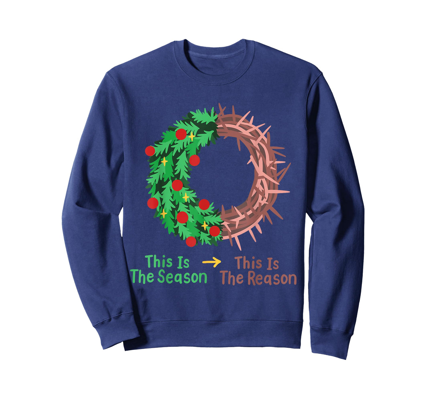 Christian Christmas Jesus This is The Season The Reason T-Shirt
