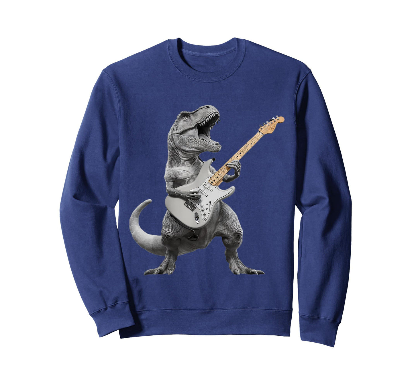 Rock T Rex Dinosaur Playing Guitar T-Shirt