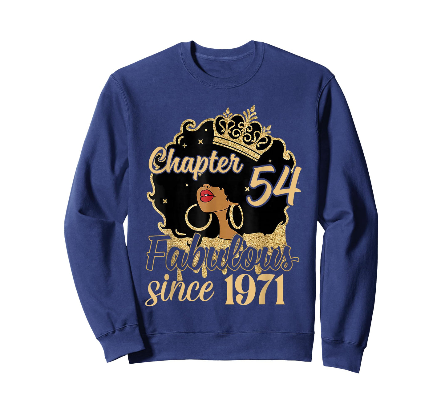 Chapter 54 Fabulous Since 1971 54th Birthday for Girls Women T-Shirt