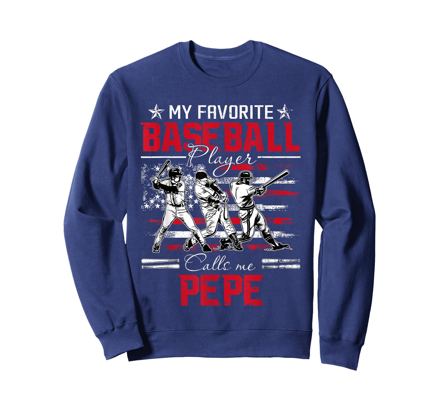 My Favorite Baseball Player Calls Me Pepe American Flag T-Shirt