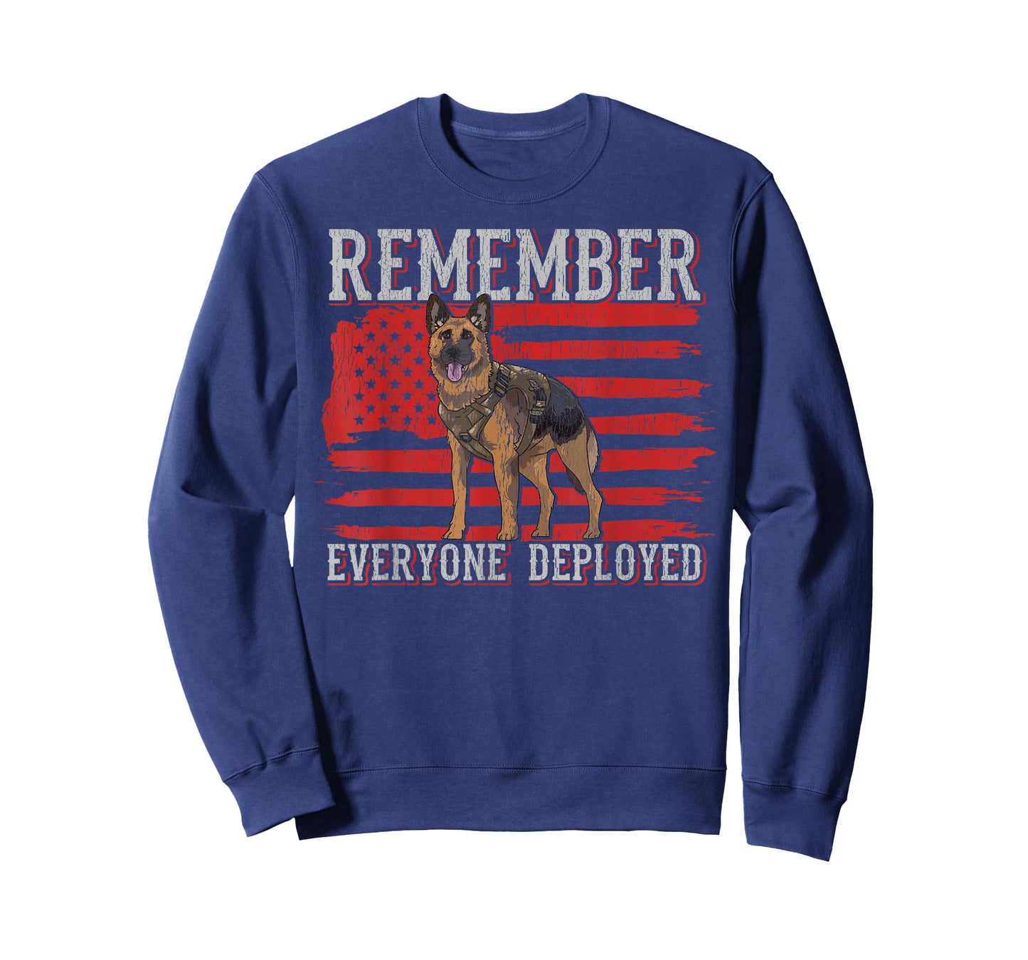 Military Dog Service RED Friday Remember Everyone Deployed T-Shirt