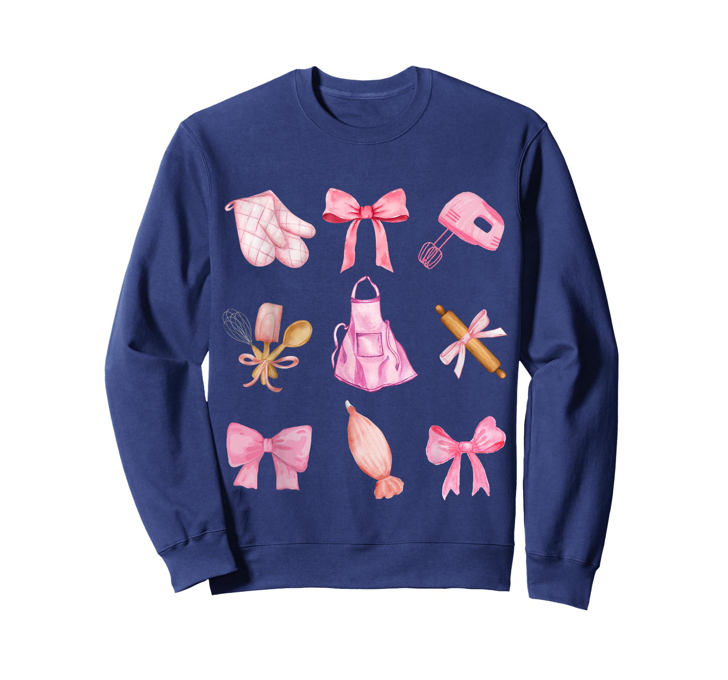 Cute Baking Pink Bow Y2k aesthetic Pink Coquette Girly Baker T-Shirt