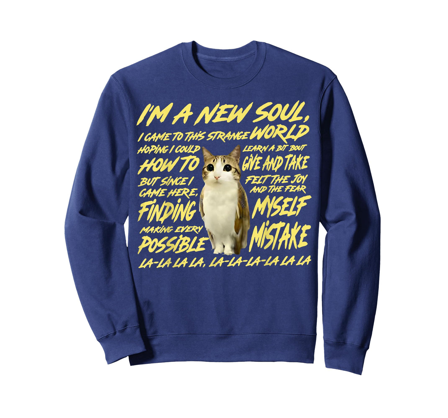 I'm A New Soul I Came to This Strange World - Cat Owl T-Shirt