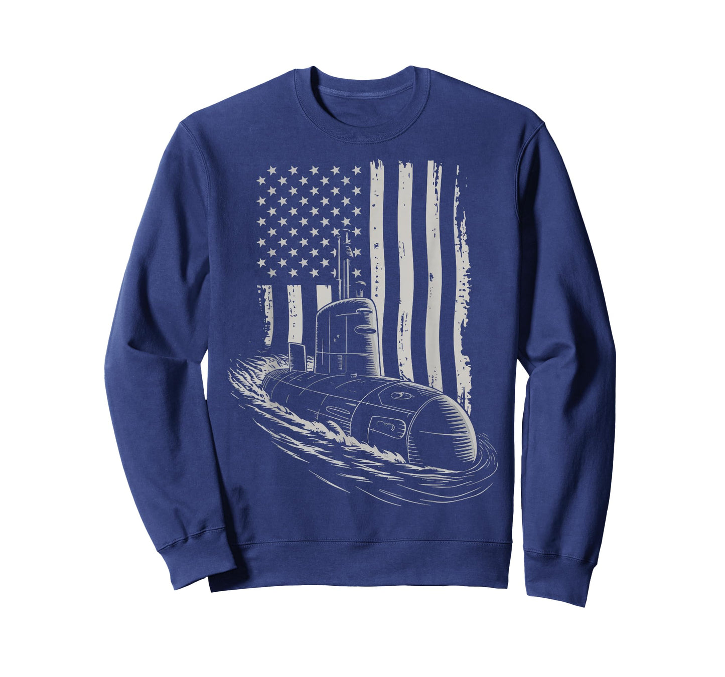 Submarine USA Flag Veteran 4th of July T-Shirt