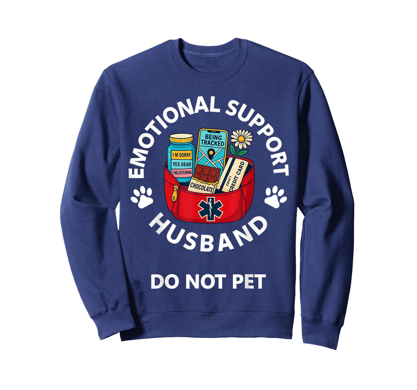 Emotional Support Husband Fully Equipped Funny Husband Gift T-Shirt