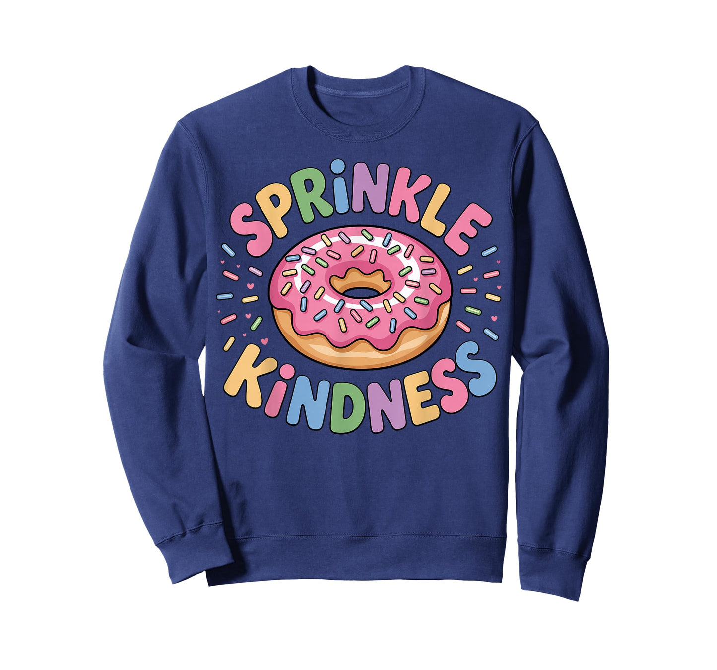 Donut Sprinkle Kindness Funny Girls Women Doughnut Lover T-Shirt