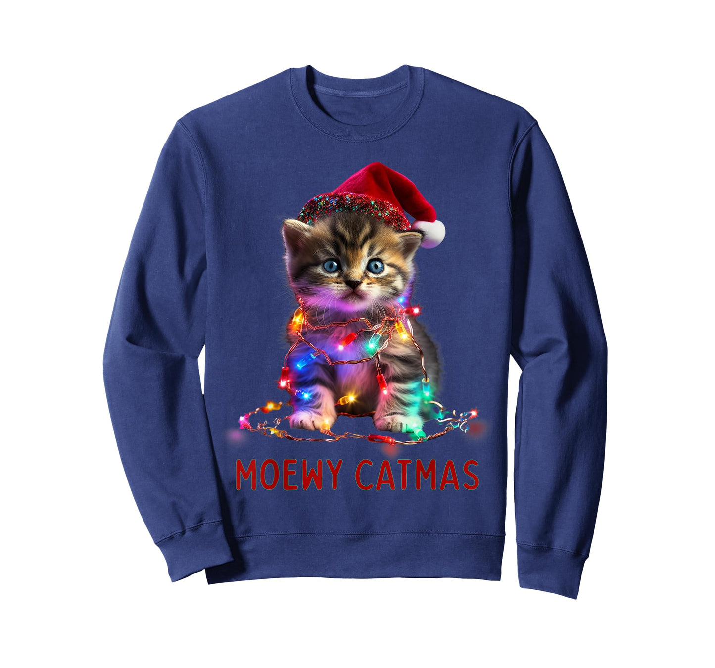Moewy Catmas - Cat Christmas T-Shirt