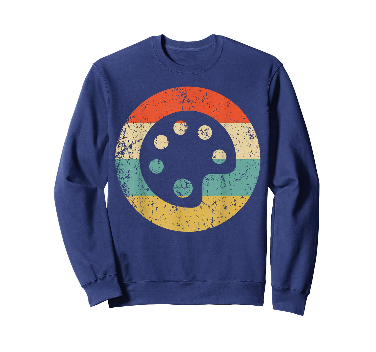 Artist Art Teacher Retro Paint Palette T-Shirt for Men Women Kids
