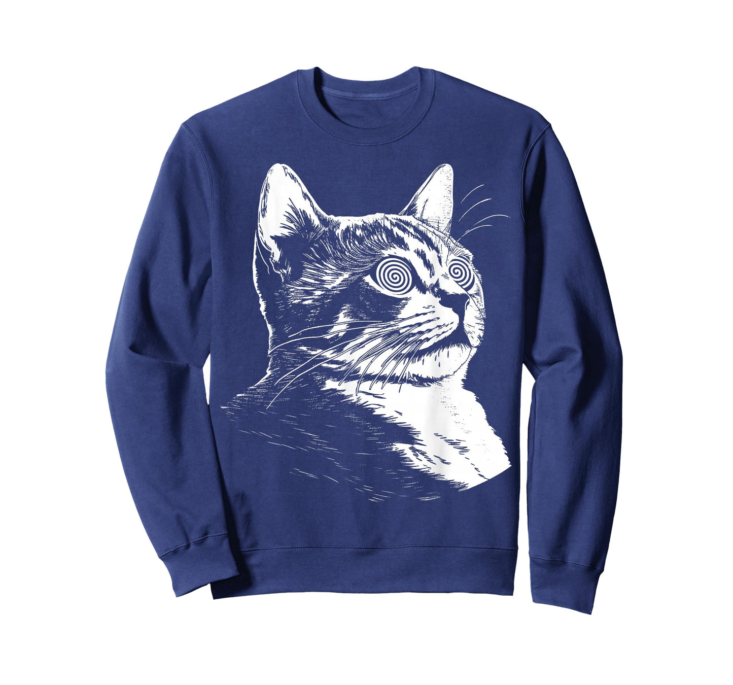Psychedelic Cat Festival EDM Trippy Illusion Kitty Rave Cats T-Shirt