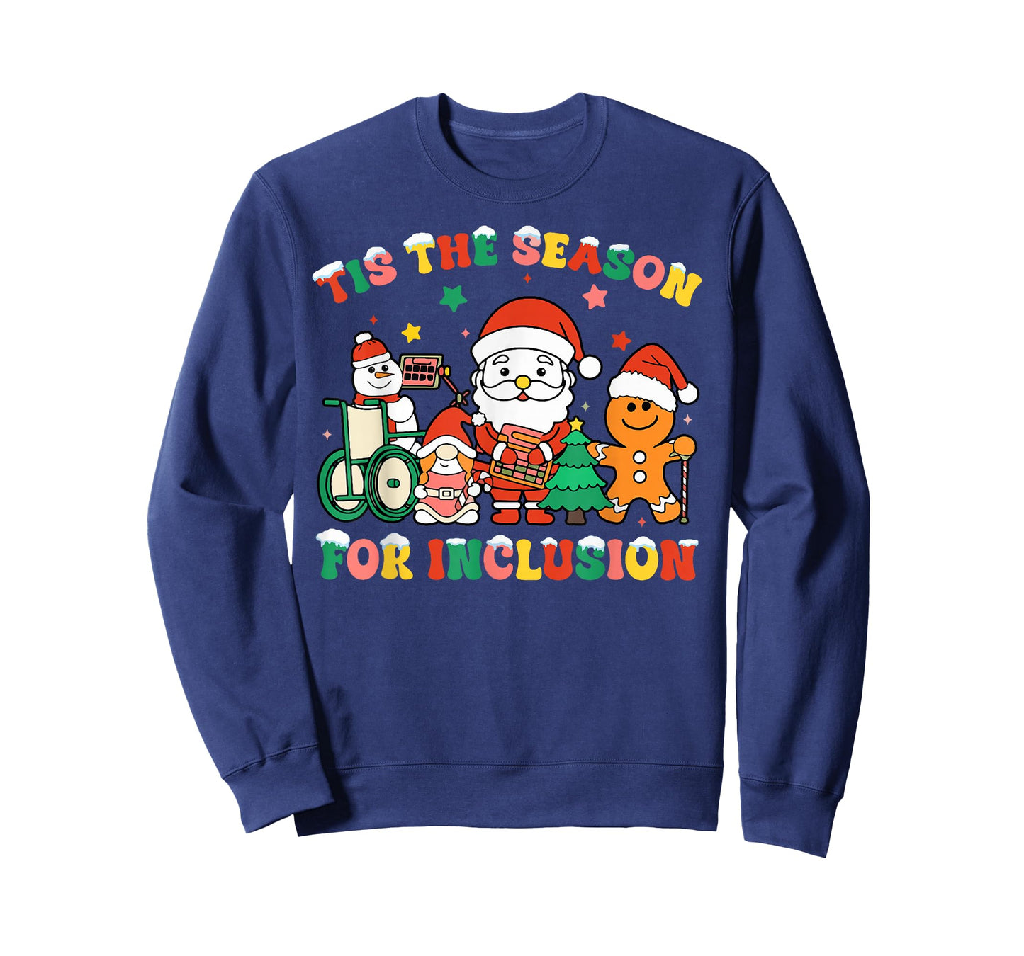 Tis The Season for Inclusion OT PT SLP Therapist Christmas T-Shirt