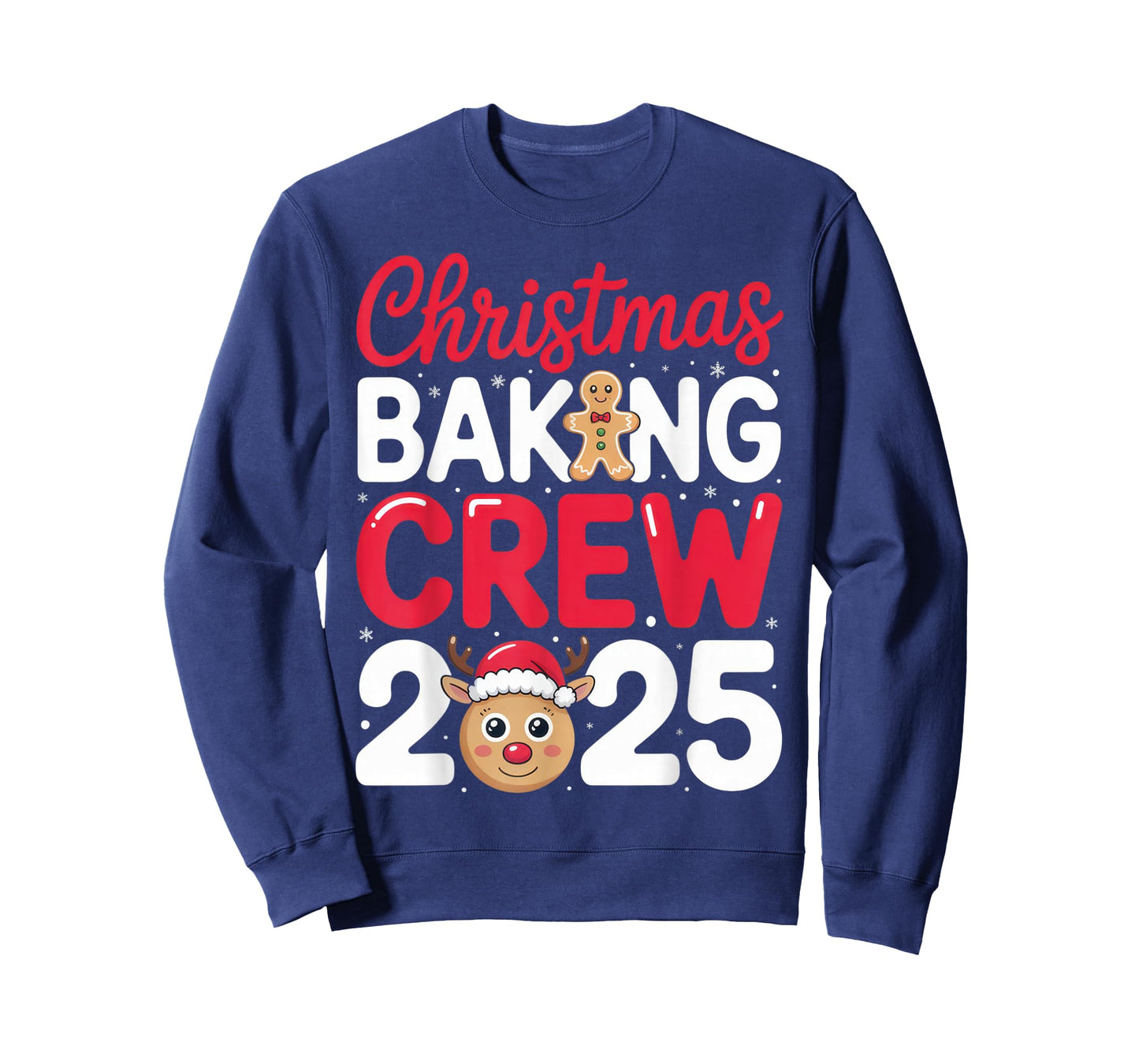 Christmas Baking Crew 2025 for Family Bakers Holiday Fun T-Shirt