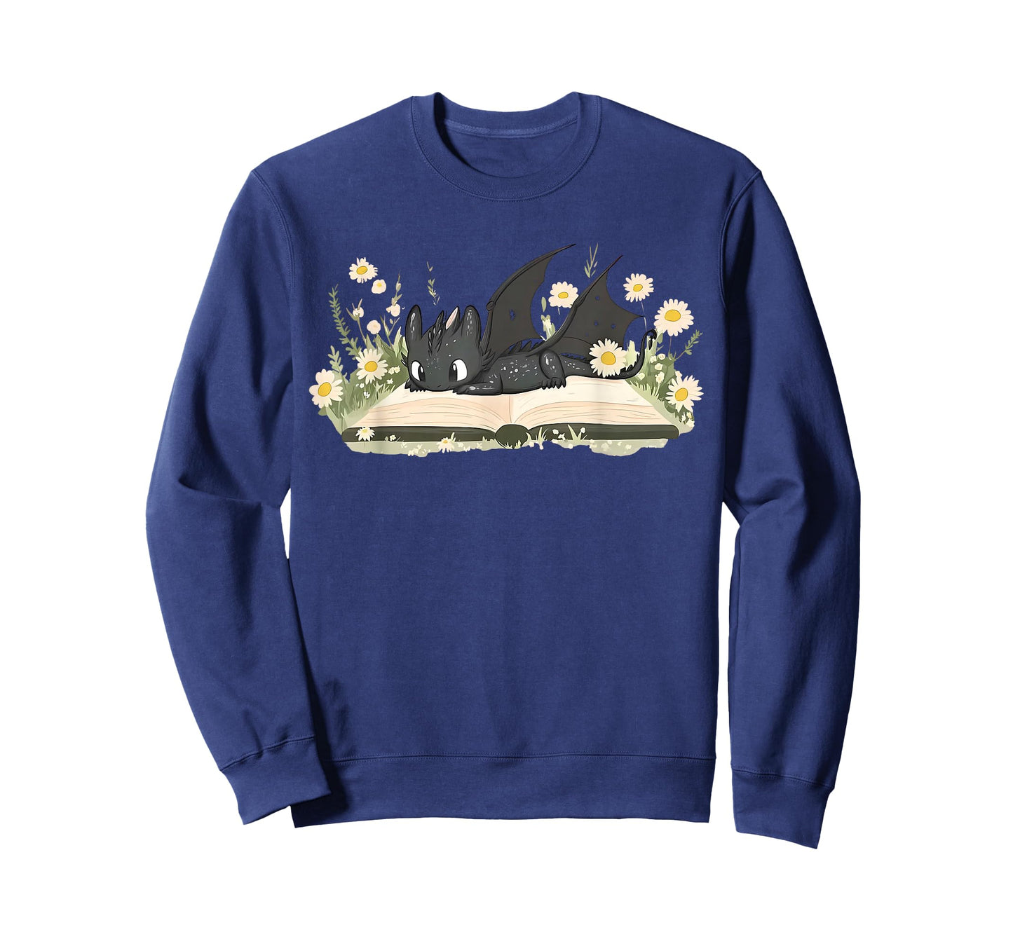 Cute Dragon Reading A Book For Books Nerds Women Girl T-Shirt