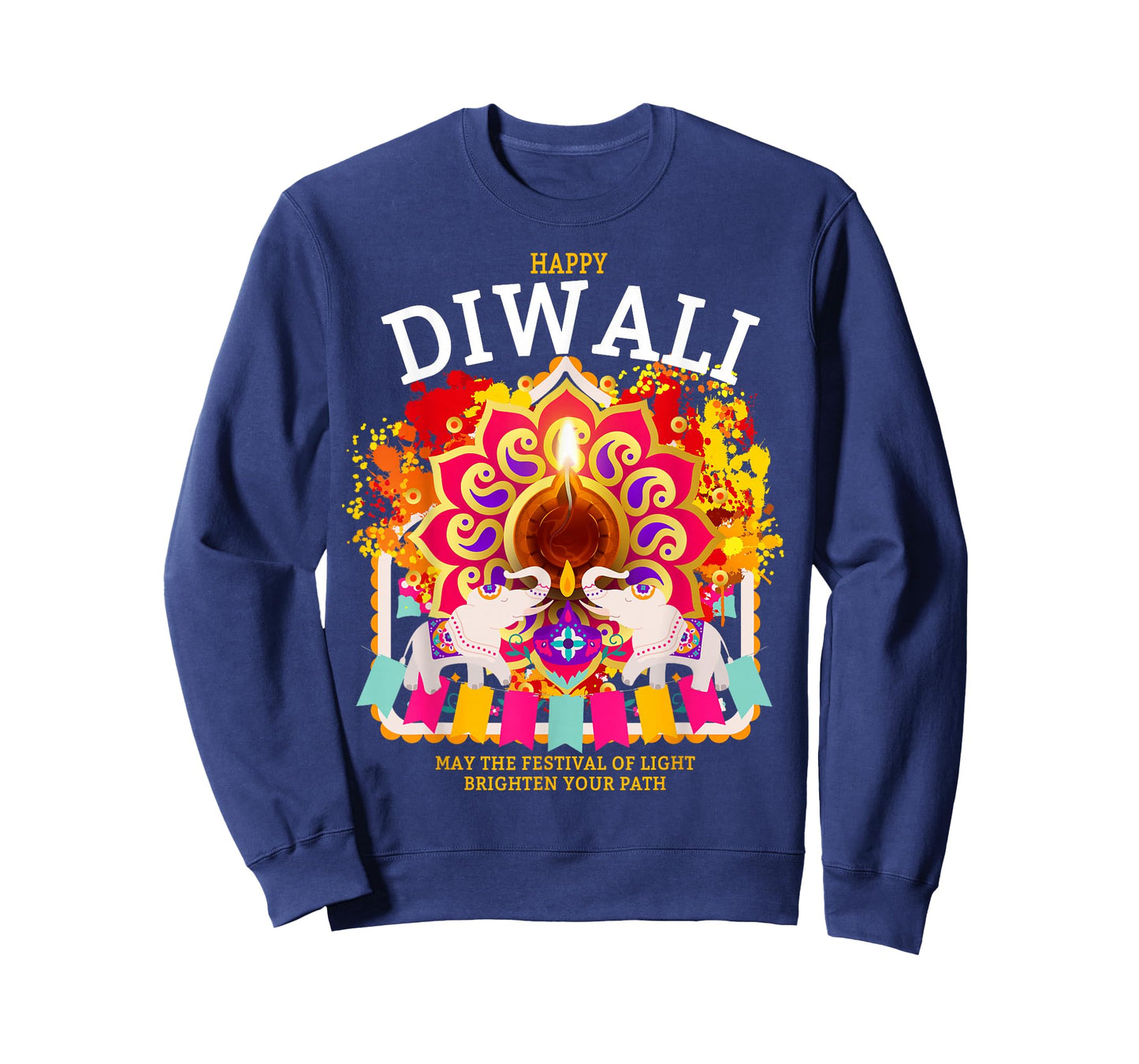 Happy Diwali Festival Outfit Idea For Women & Hindu Diwali T-Shirt