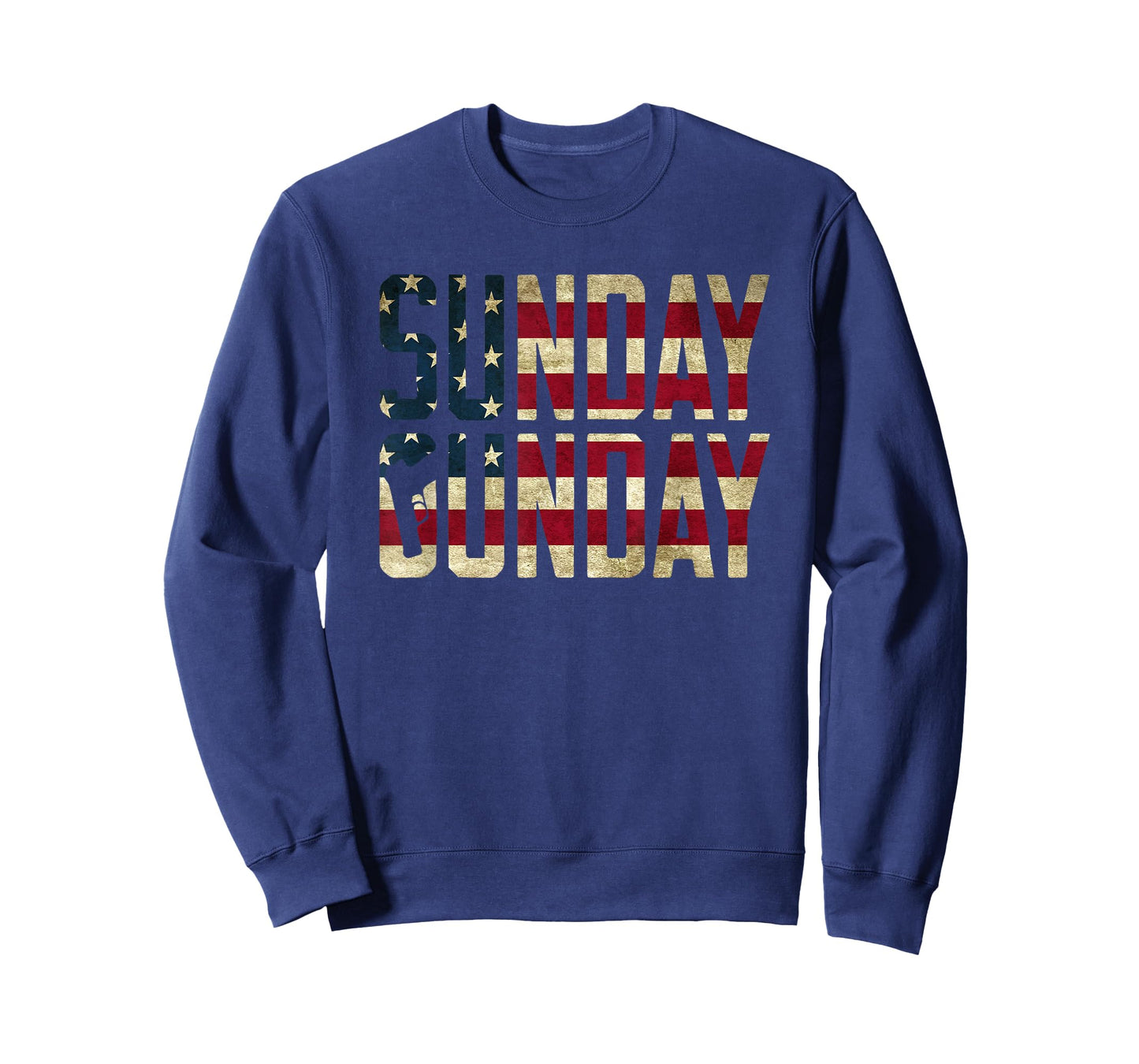 American Flag Sunday Gunday Gun Pistol Firearms T-Shirt T-Shirt