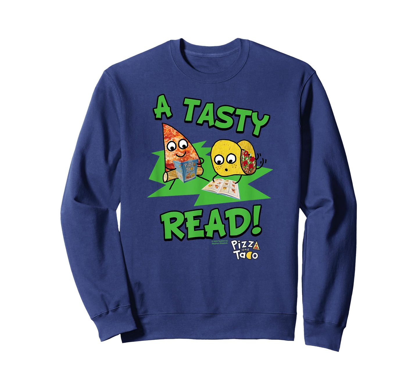 Pizza and Taco A Tasty Read T-Shirt