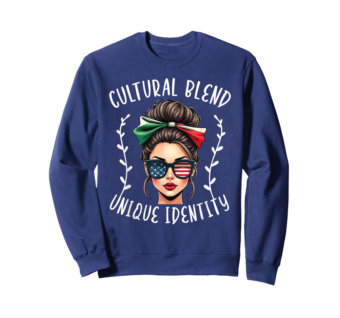 Half Mexican Half American USA Flag Mexican T-Shirt
