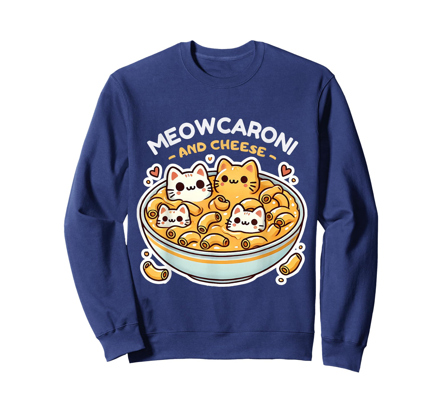 Meowcaroni and Cheese Cute Mac N' Cheese Cat Lover T-Shirt