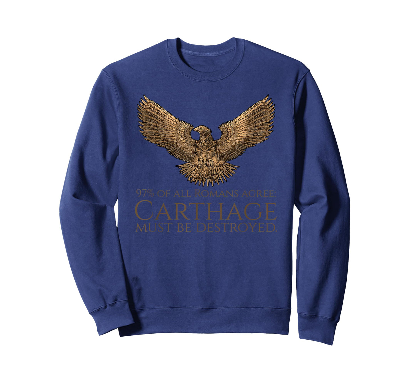 Ancient Rome Steampunk Eagle - Carthage Must Be Destroyed T-Shirt