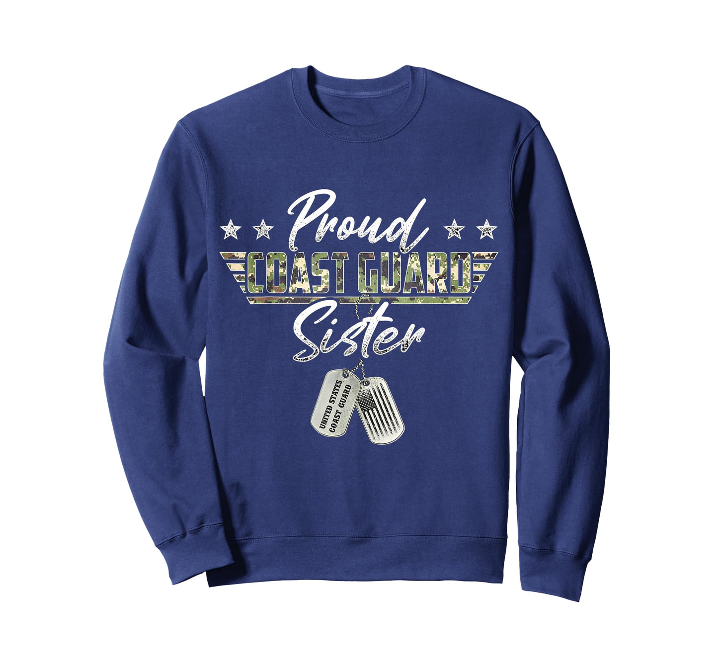 Proud Coast Guard Sister American Military Gifts T-Shirt