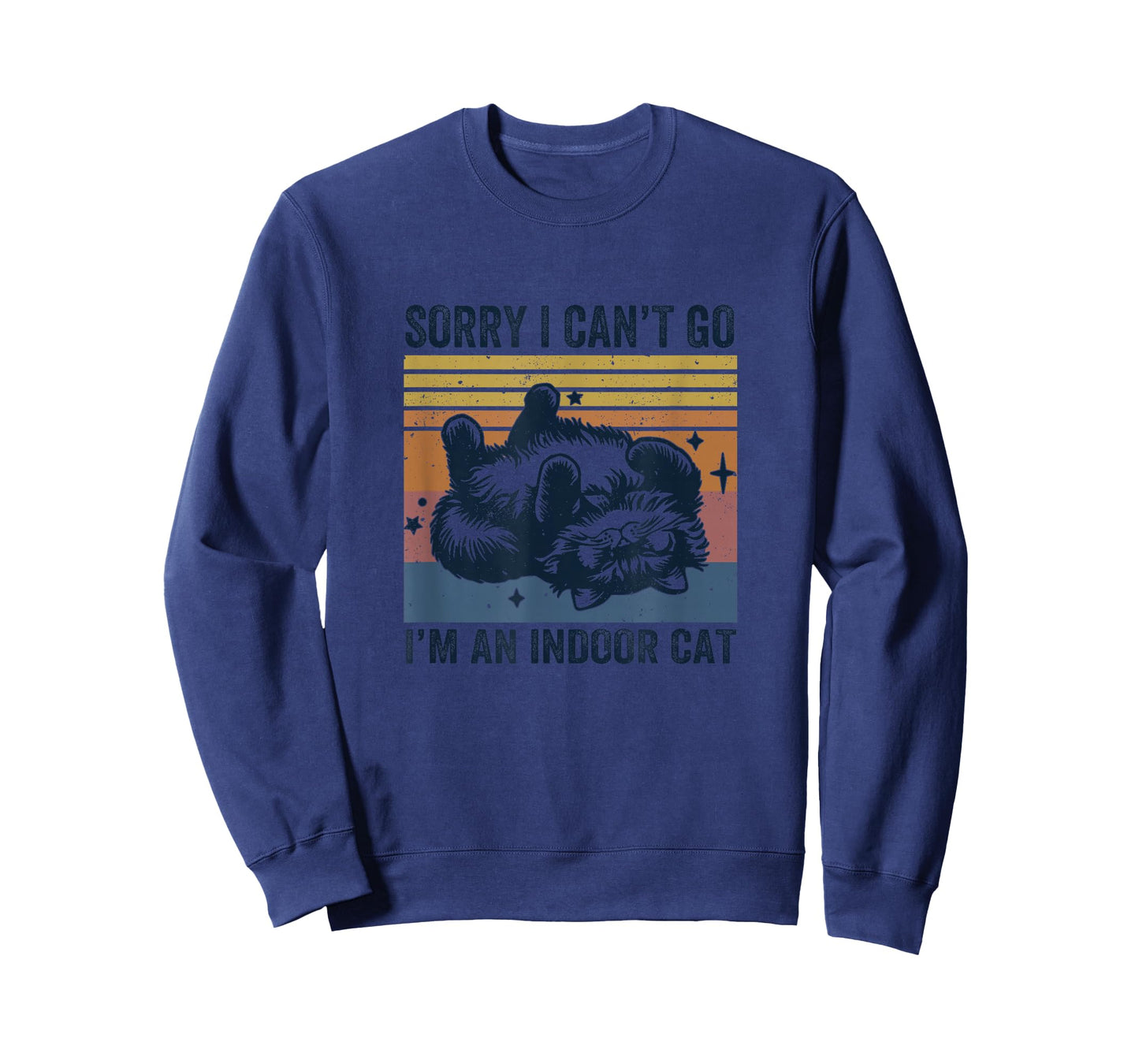 Sorry I Can't Go I'm An Indoor Cat Funny T-Shirt