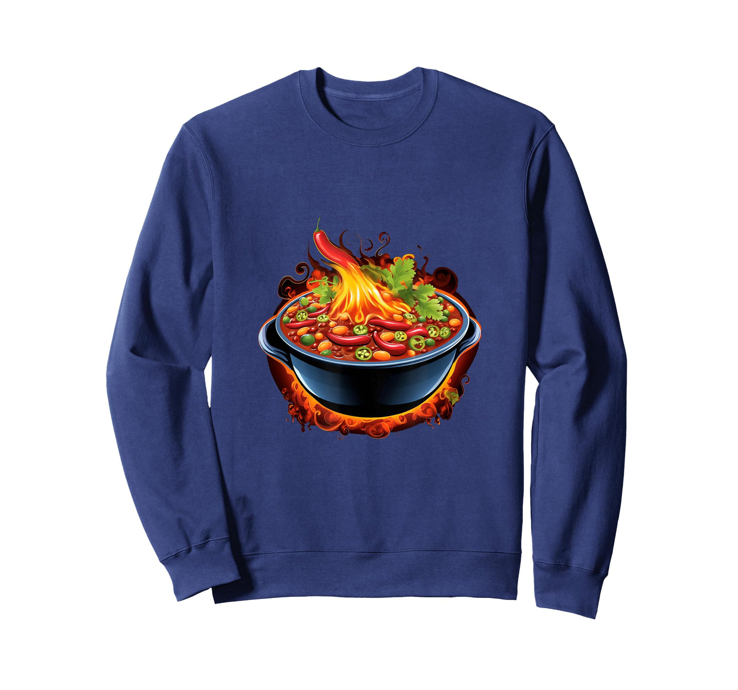 Chili Pepper Steaming Chili Bowl Spicy Pepper T-Shirt