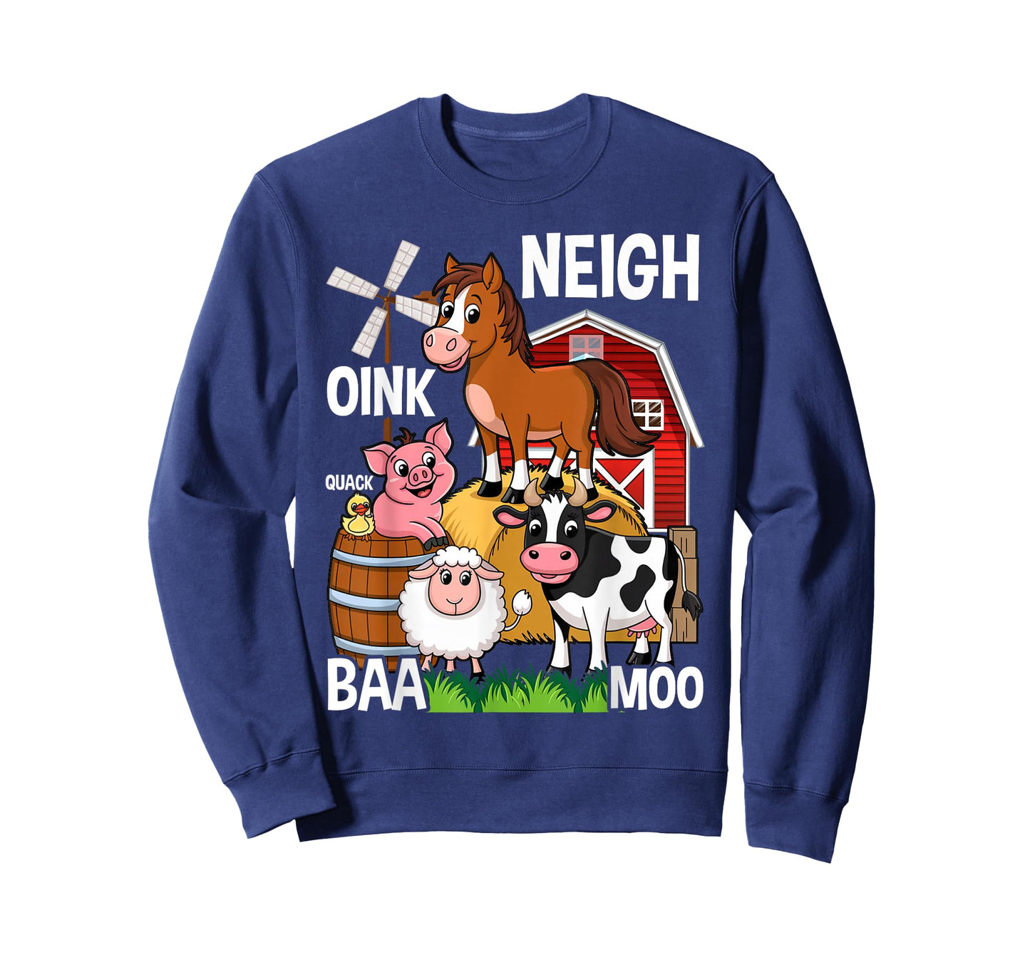 Cute Farm Animals With Sounds T-Shirt