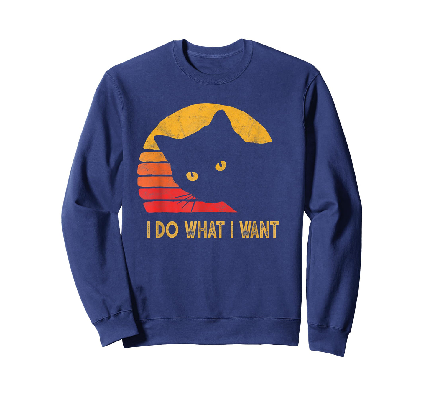 Retro I do what I want with my cat funny gift T-Shirt