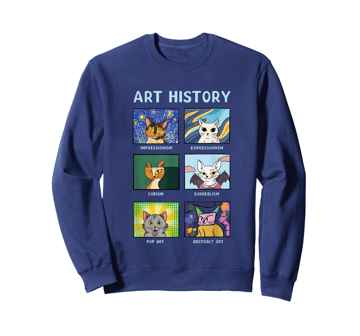 Art History Cats Fine Arts Cat for Art Collector T-Shirt