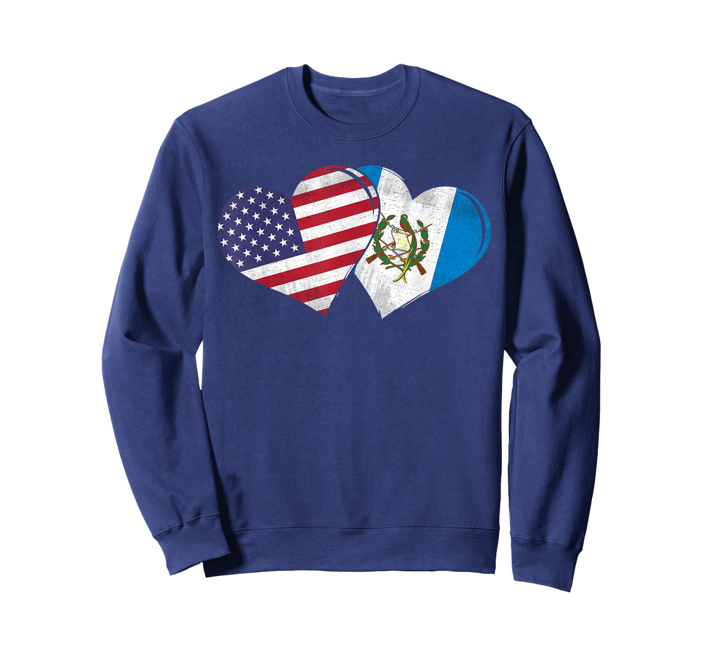 Vintage Guatemala - American Flag Heart For Guatemalan T-Shirt