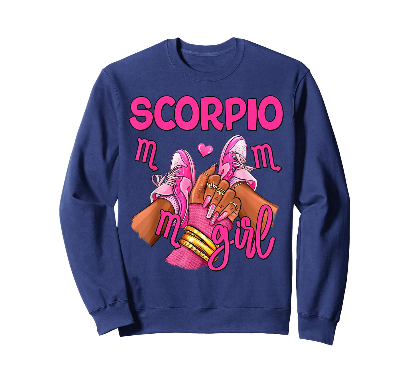 Scorpio Girl Birthday Queen Women Sneakers Zodiac Sign T-Shirt