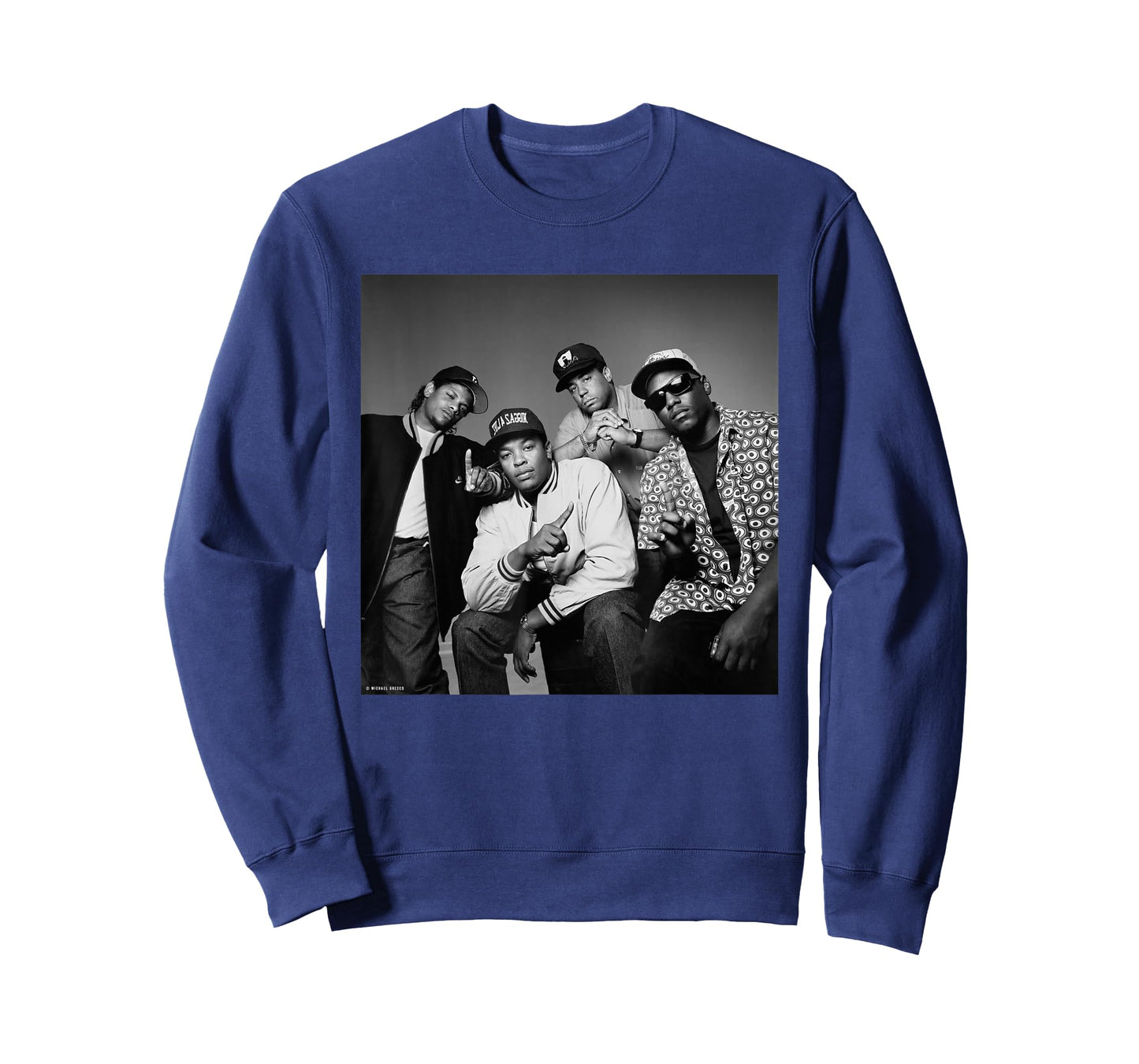 NWA Easy-E Dr Dre DJ Yella MC Ren by Michael Grecco T-Shirt