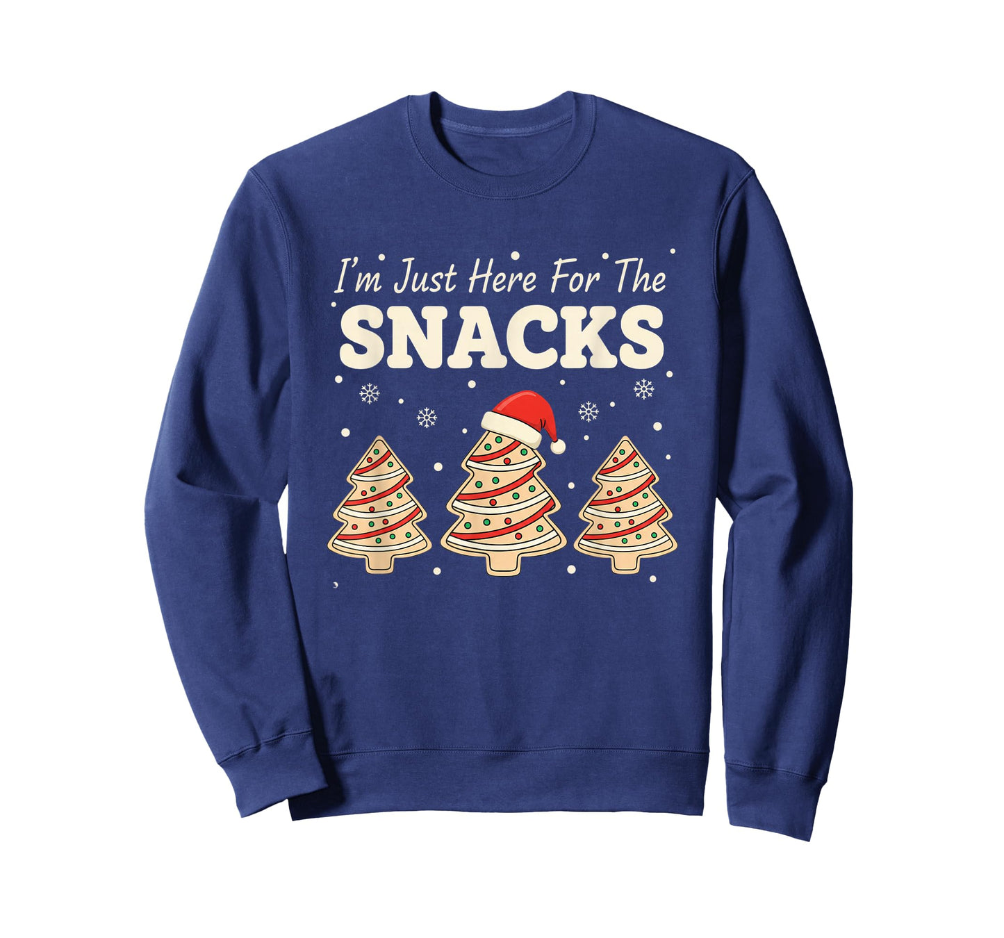 Baking I'm Just Here for The Snacks Christmas Cookies Cookie T-Shirt