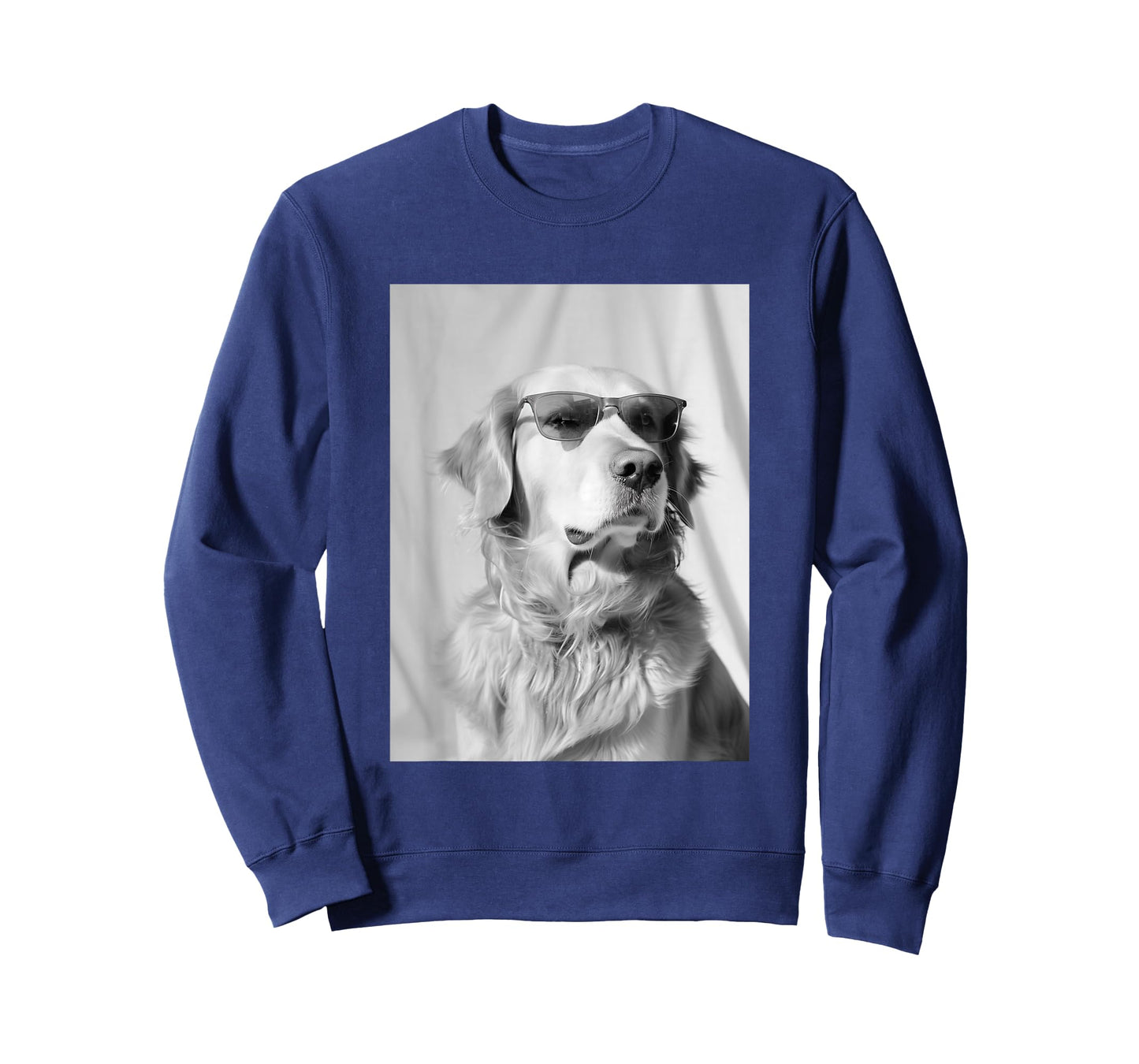 Golden Retriever with Sunglasses Cool Dog Lover Photo Booth T-Shirt