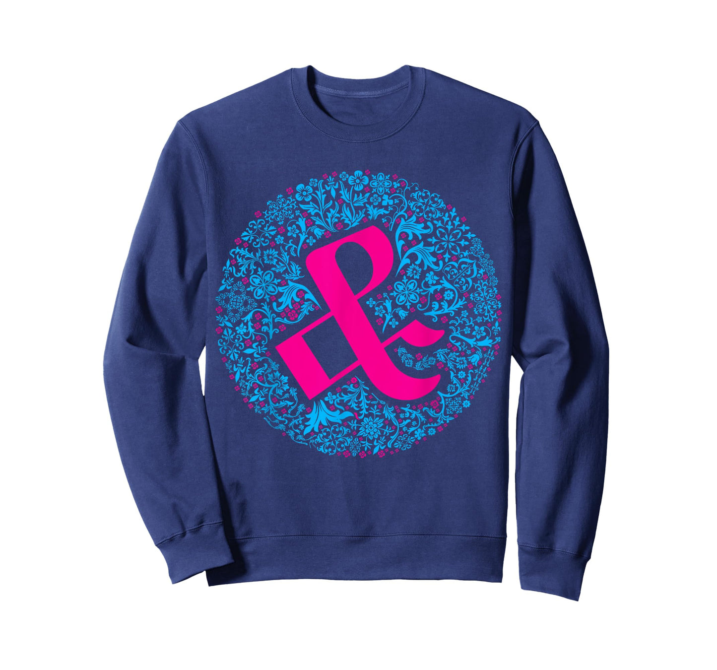 & Ampersand Floral Typography Art for Font Nerds T-Shirt