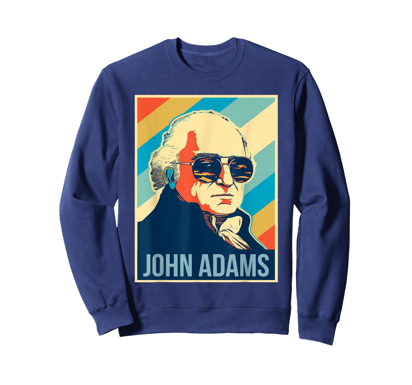 4th Of July John Adams President Retro Patriotic T-Shirt