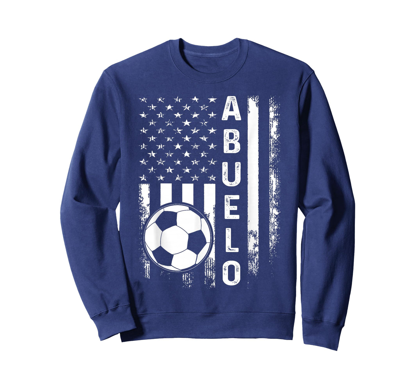 Soccer Abuelo American Flag Vintage Christmas Xmas T-Shirt