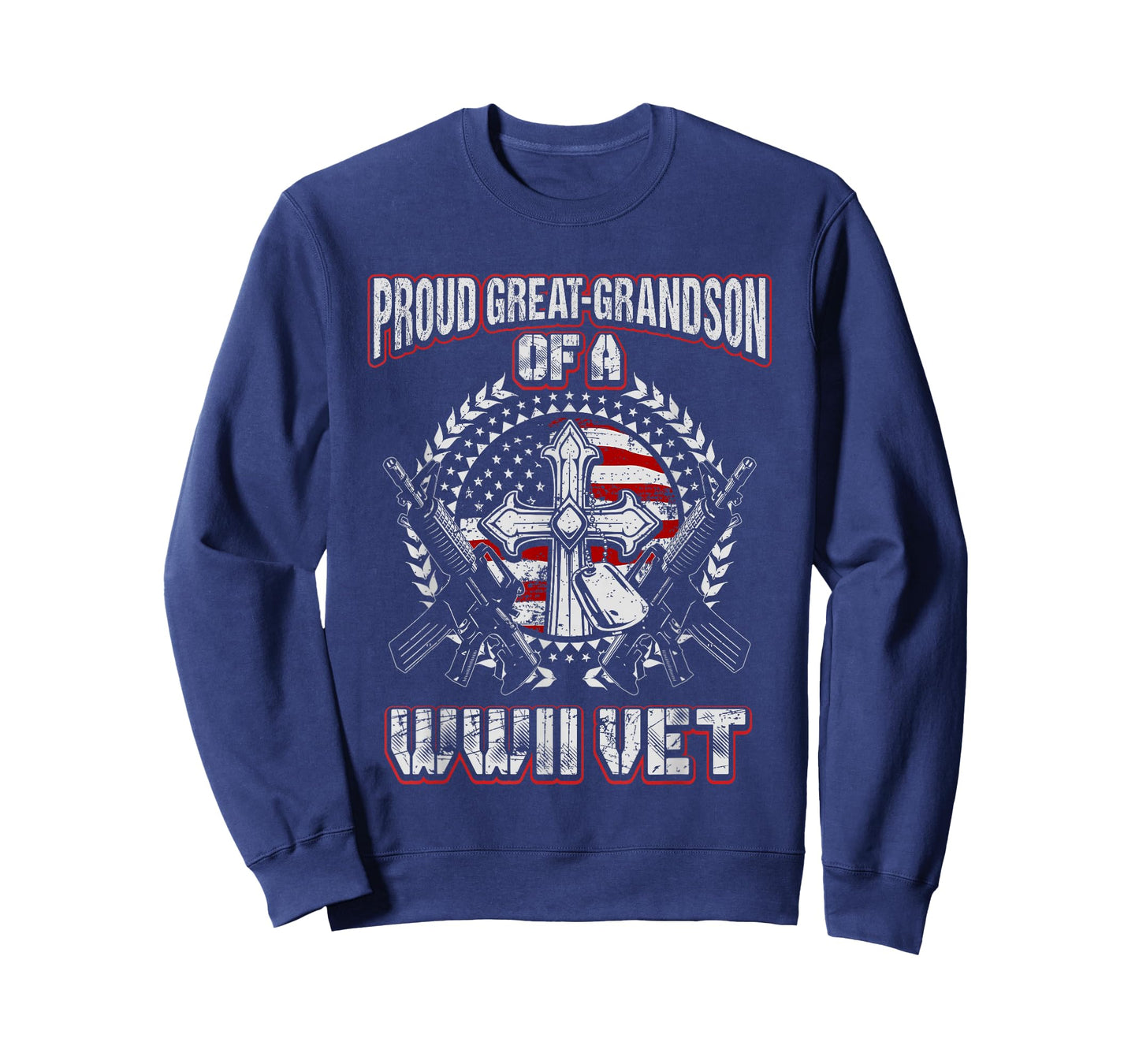 World War Two Veteran Proud Great Grandson WWII Vet Military T-Shirt