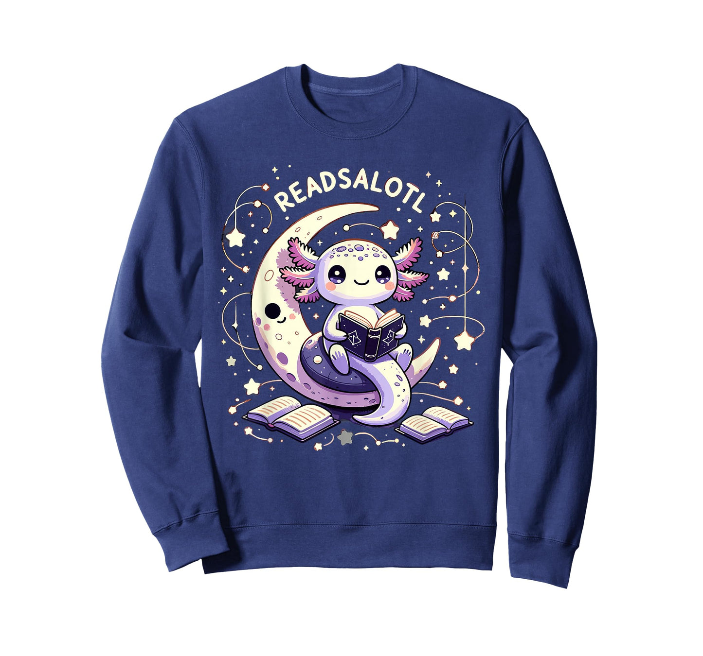 Axolotl Books Readsalotl Reading Bookworm Boys Girls Kids T-Shirt