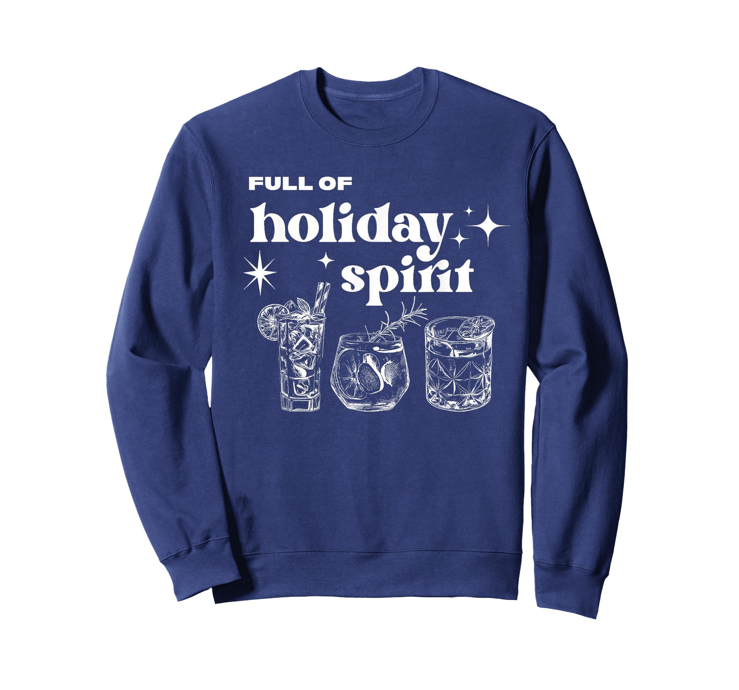 Christmas Full of Holiday Spirit Cocktail Club Women Men T-Shirt